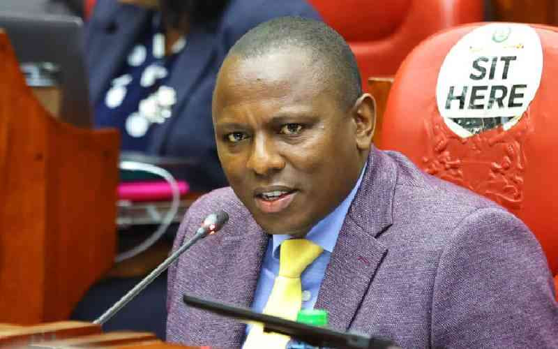 National Assembly Majority Leader Kimani Ichung'wah 