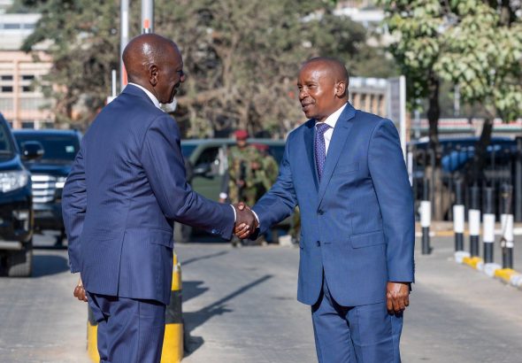 President William Ruto and his deputy Kithuire Kindiki