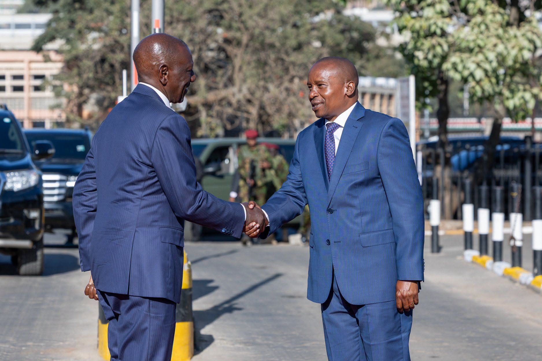 President William Ruto and his deputy Kithuire Kindiki