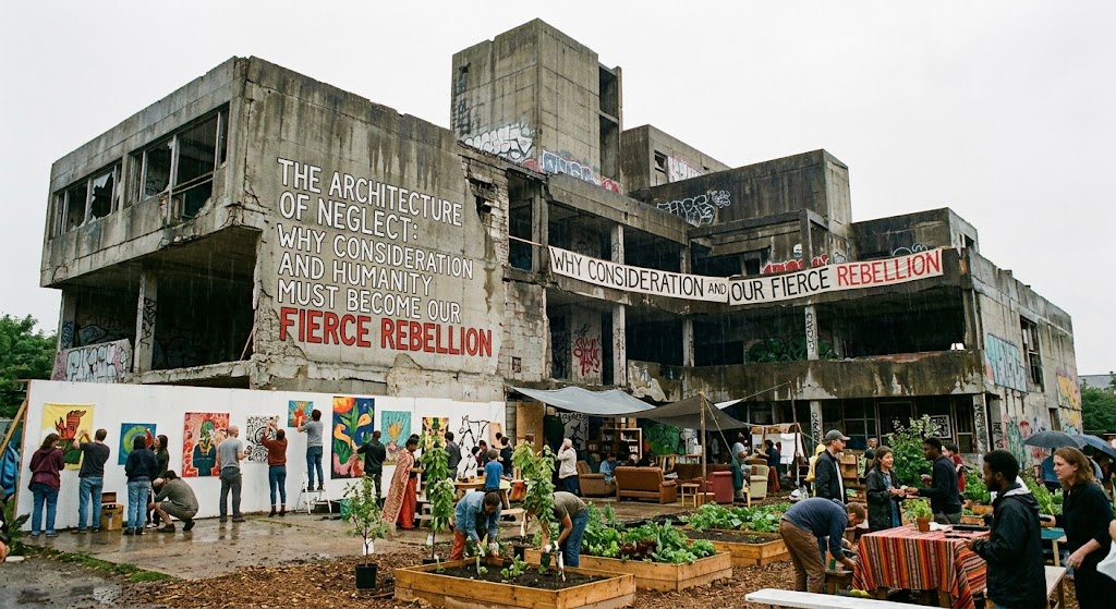 The architecture of neglect