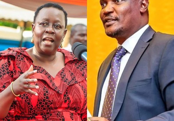 Treasury Cabinet Secretary John Mbadi and Ruth Odinga