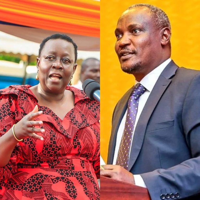 Treasury Cabinet Secretary John Mbadi and Ruth Odinga