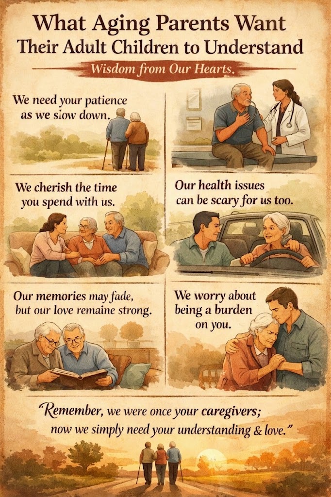What aging parents want their adult children to understand
