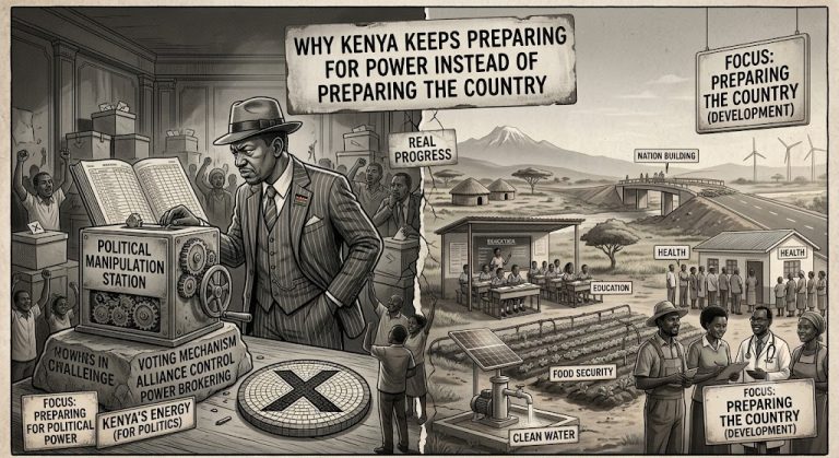 Why Kenya keeps preparing for power instead of preparing the country