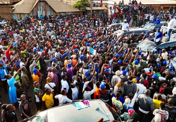 Wiper Patriotic Front leader Kalonzo Musyoka and team Friday swept through Njukini in Taita Taveta County