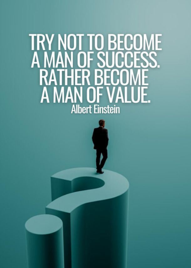 Being successful isn't the same as being valuable