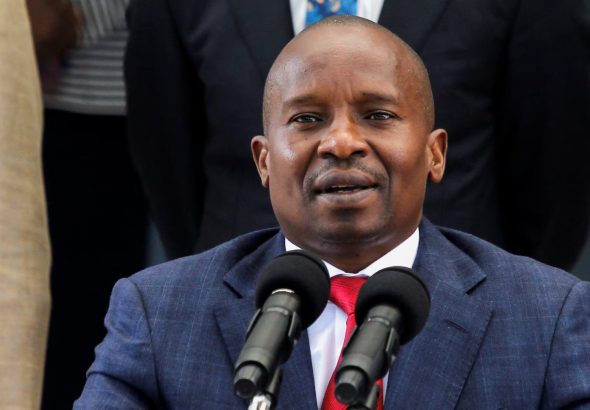 Deputy President Kithure Kindiki