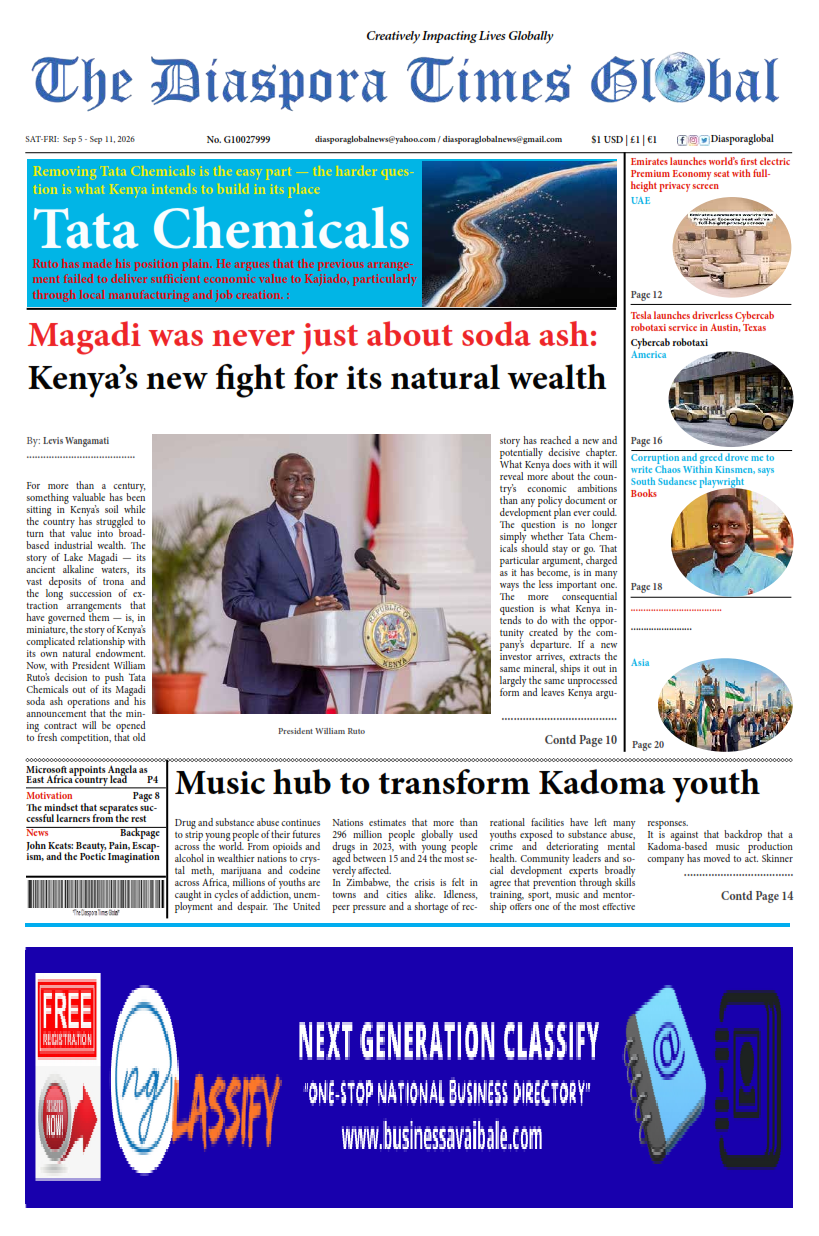 Diaspora Times Global Sep 5 – Sep 11, 2026