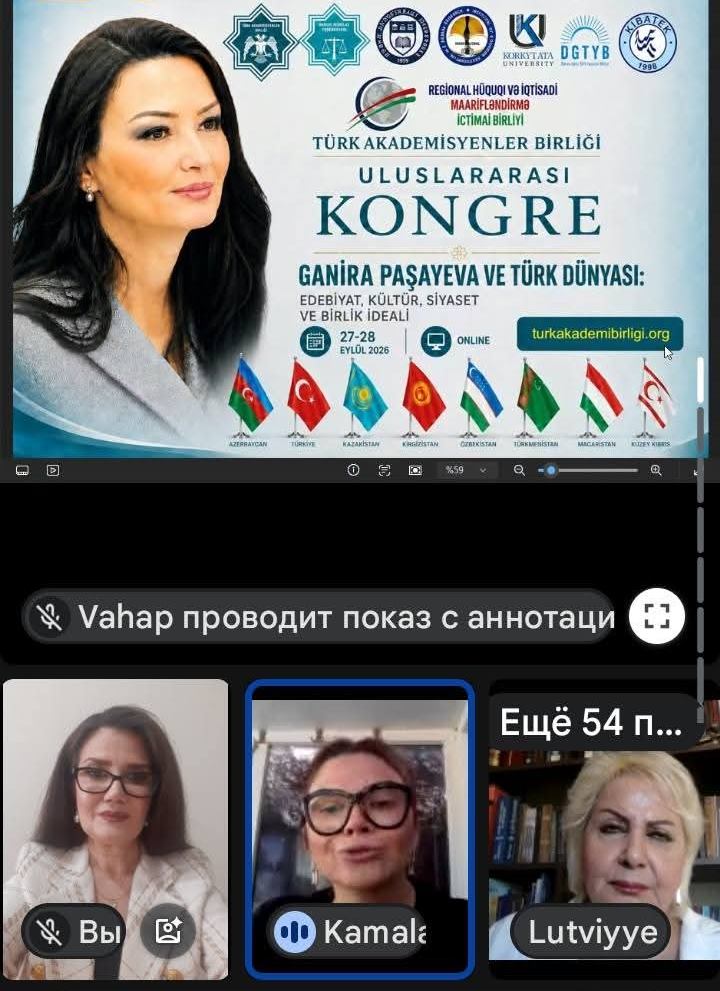 First International Congress on Ganira Pashayeva .