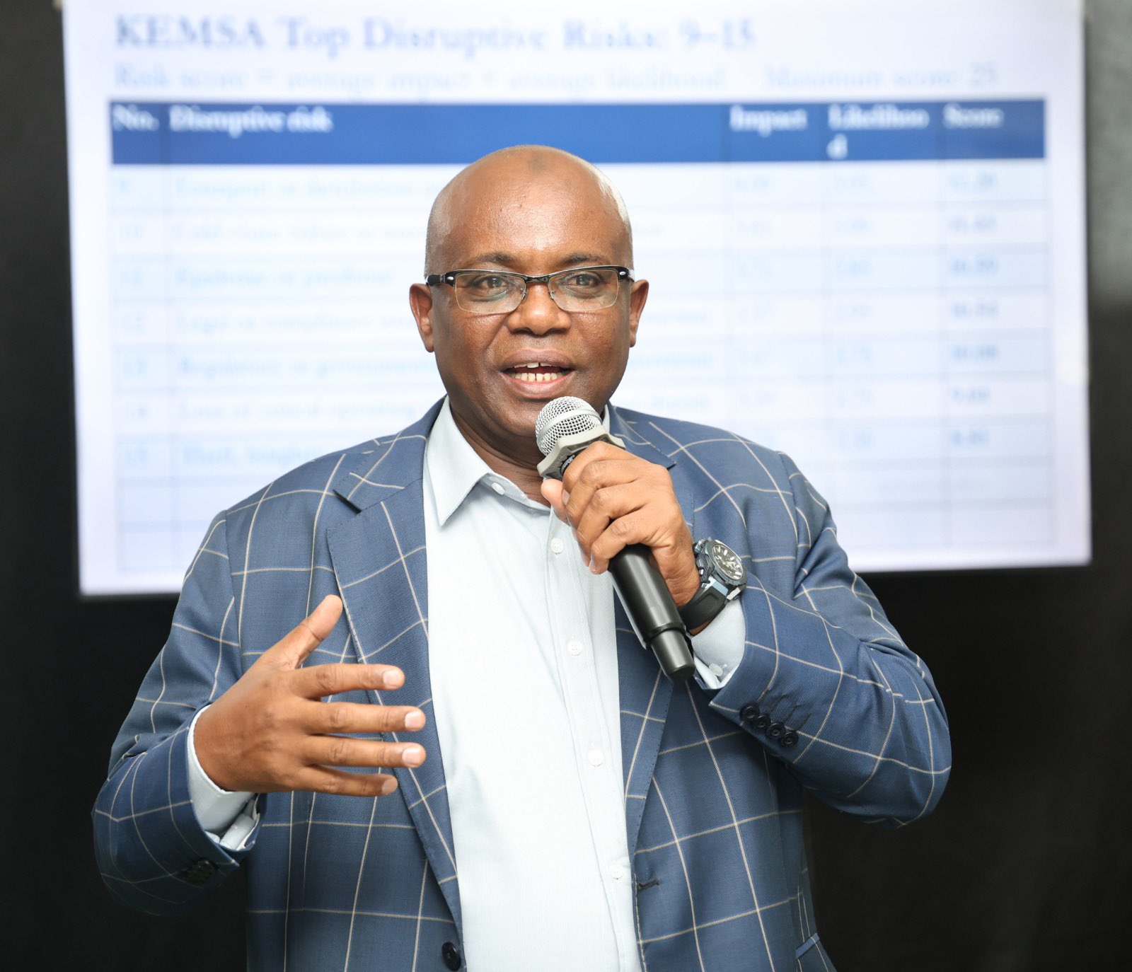 KEMSA CEO Dr. Waqo Dulacha Ejersa