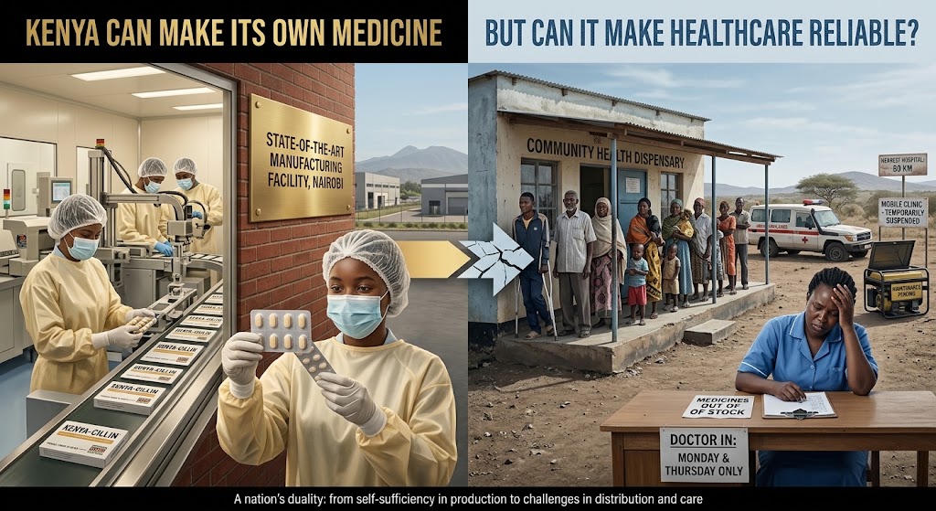 Kenya can make its own medicine — But can it make healthcare reliable