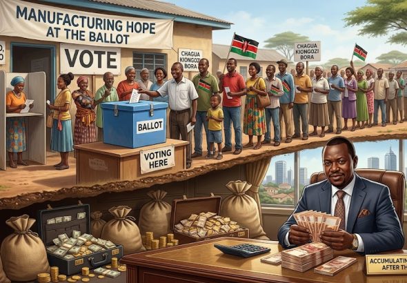 Manufacturing hope at the ballot, accumulating fortunes after the count