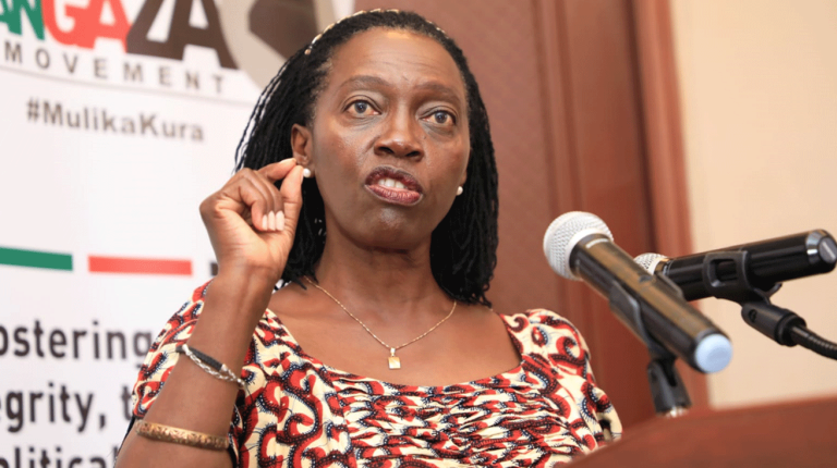 Martha Karua, the People's Liberation Party leader