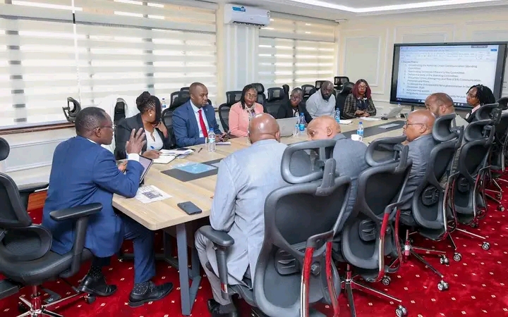 National Crisis Communication Standing Committee meeting, chaired by Principal Secretary for Broadcasting and Telecommunications Stephen Isaboke