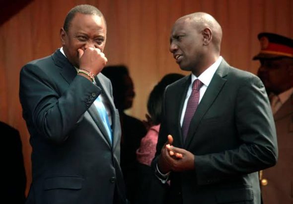 President William Ruto and his predecessor, Uhuru Kenyatta