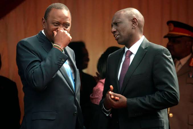 President William Ruto and his predecessor, Uhuru Kenyatta