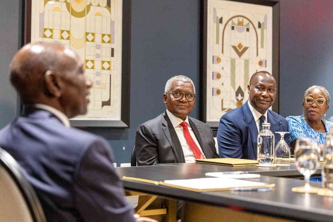 President William Ruto met Africa’s richest man, Aliko Dangote, on the sidelines of the 81st United Nations General Assembly in New York yesterday