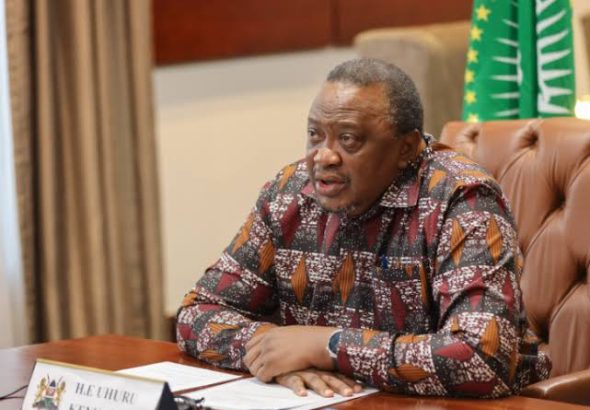 Retired President Uhuru Kenyatta