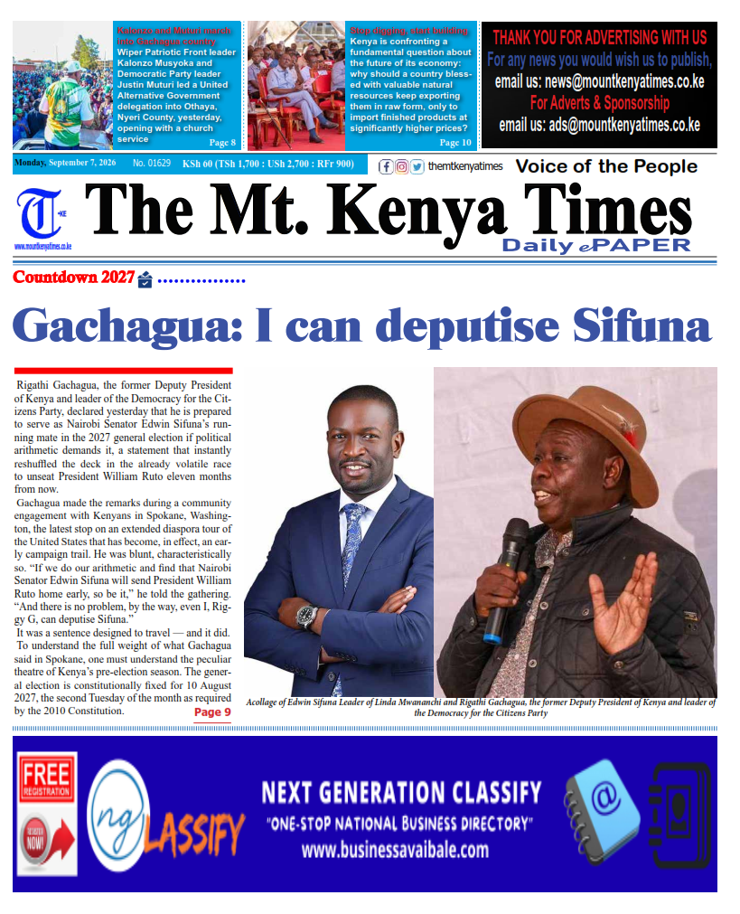September 7, 2026 The Mt Kenya Times ePAPER_001