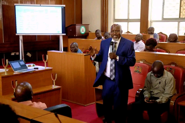 Siaya County Speaker George Okode, Members of the County Assembly, and officials from the IEBC County Office