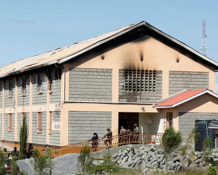The fire that tore through Utumishi Girls Academy in Gilgil, Nakuru County