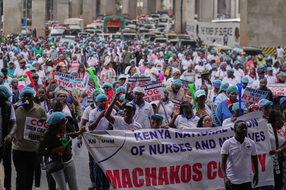 The nurses' strike