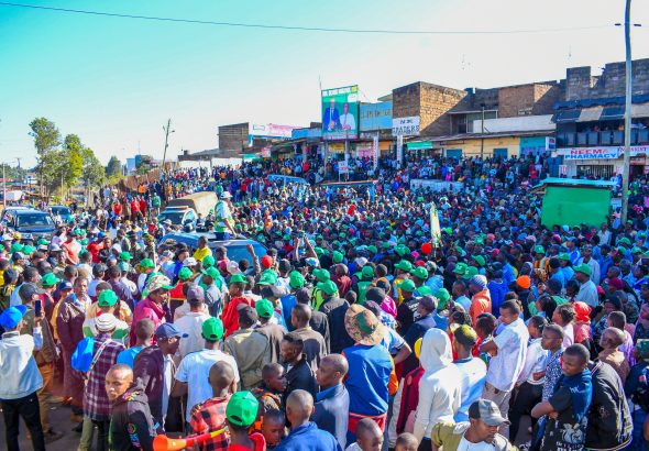 Wiper Patriotic Front leader Kalonzo Musyoka and Democratic Party leader Justin Muturi
