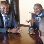 Wiper Patriotic Front leader Kalonzo Musyoka yesterday met Farmers Party leader Kimani Ngunjiri