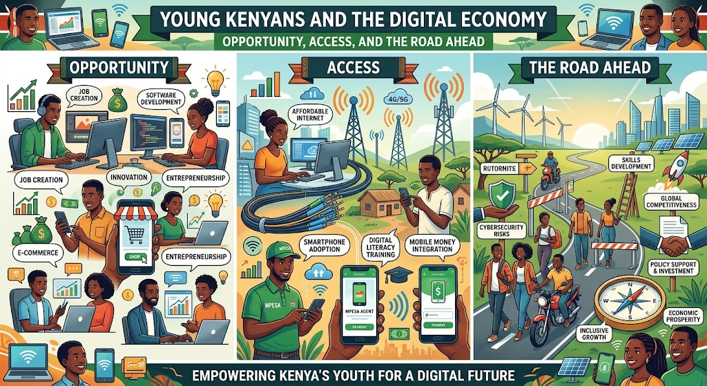 Young Kenyans and the digital economy