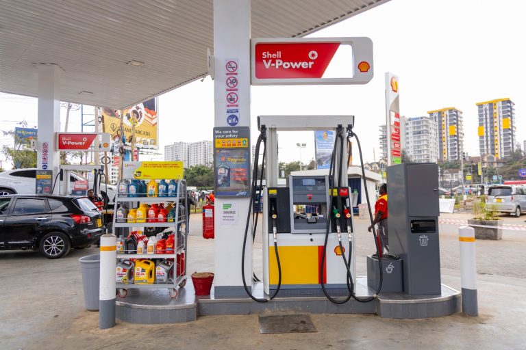 A Shell Service Station.