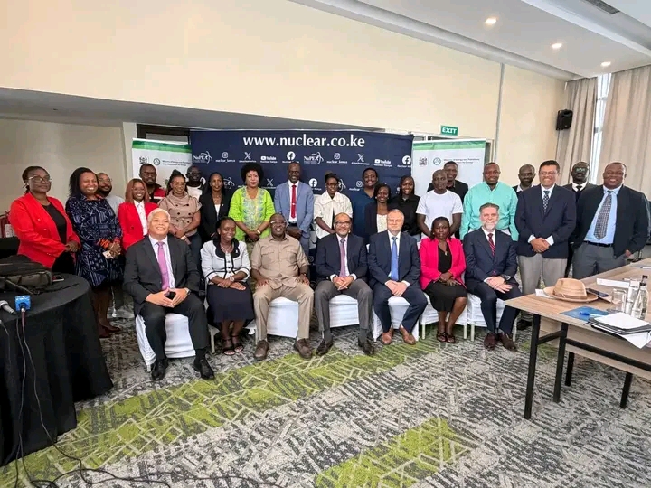 A meeting during the IAEA INIR-RR Phase 2 Mission hosted by NuPEA in Nairobi