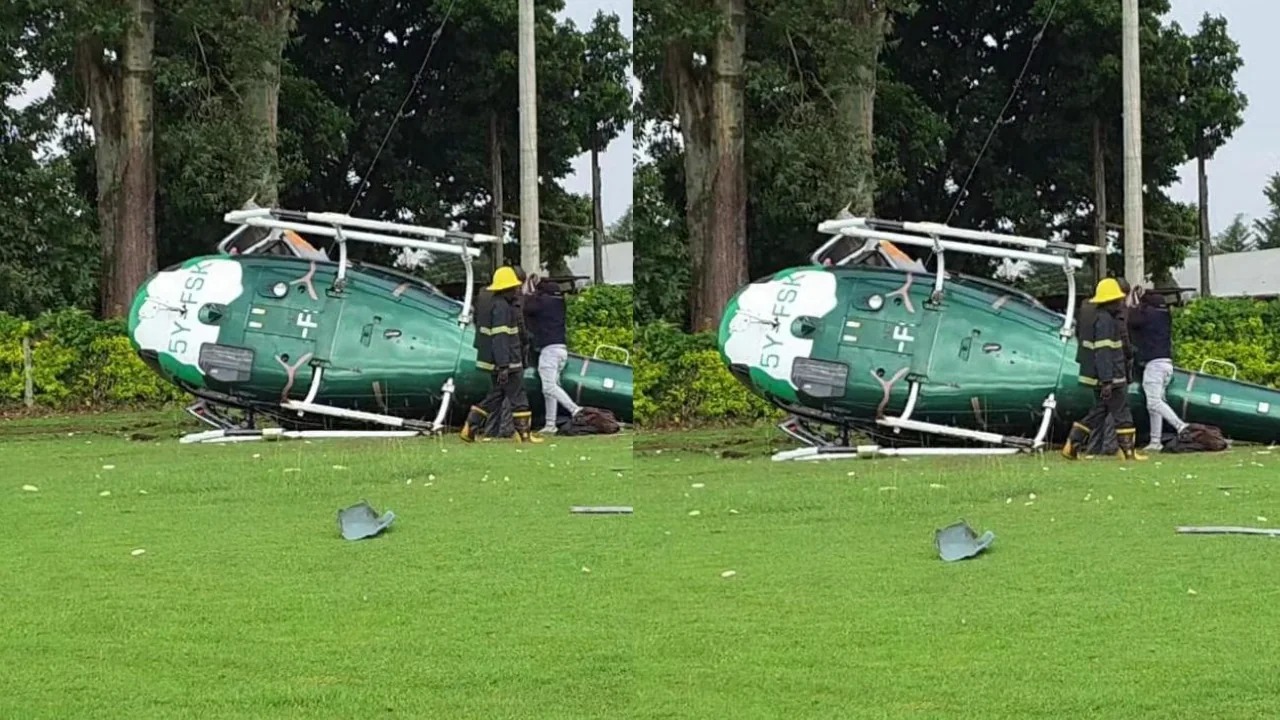 Aircraft overturns on takeoff as environment PS and officials are pulled from wreckage
