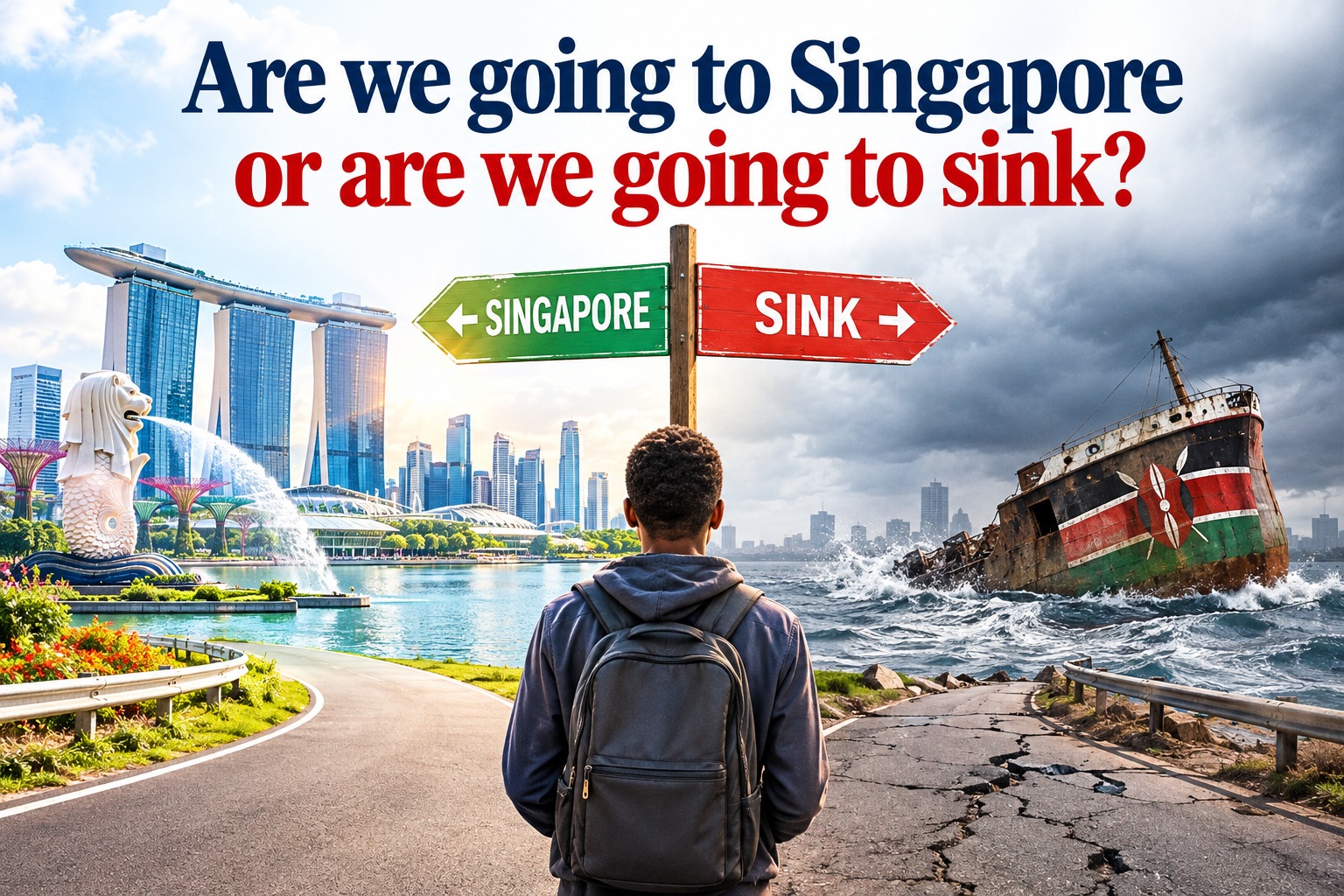 Are we going to Singapore or are we going to sink