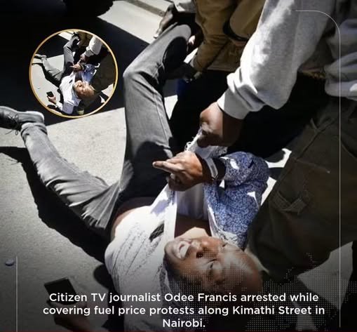 Assault of Citizen TV journalist Francis Odee