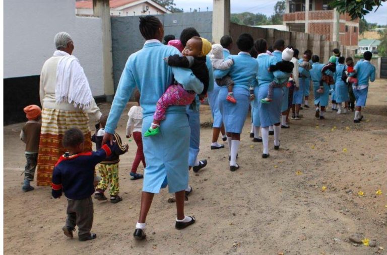 Carrying babies while studying