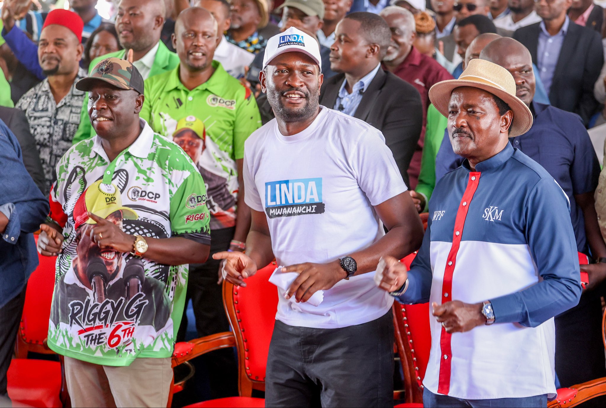 DCP’s Rigathi Gachagua, Linda Mwananchi’s Edwin Sifuna and Wiper Patriotic Front’s Kalonzo Musyoka