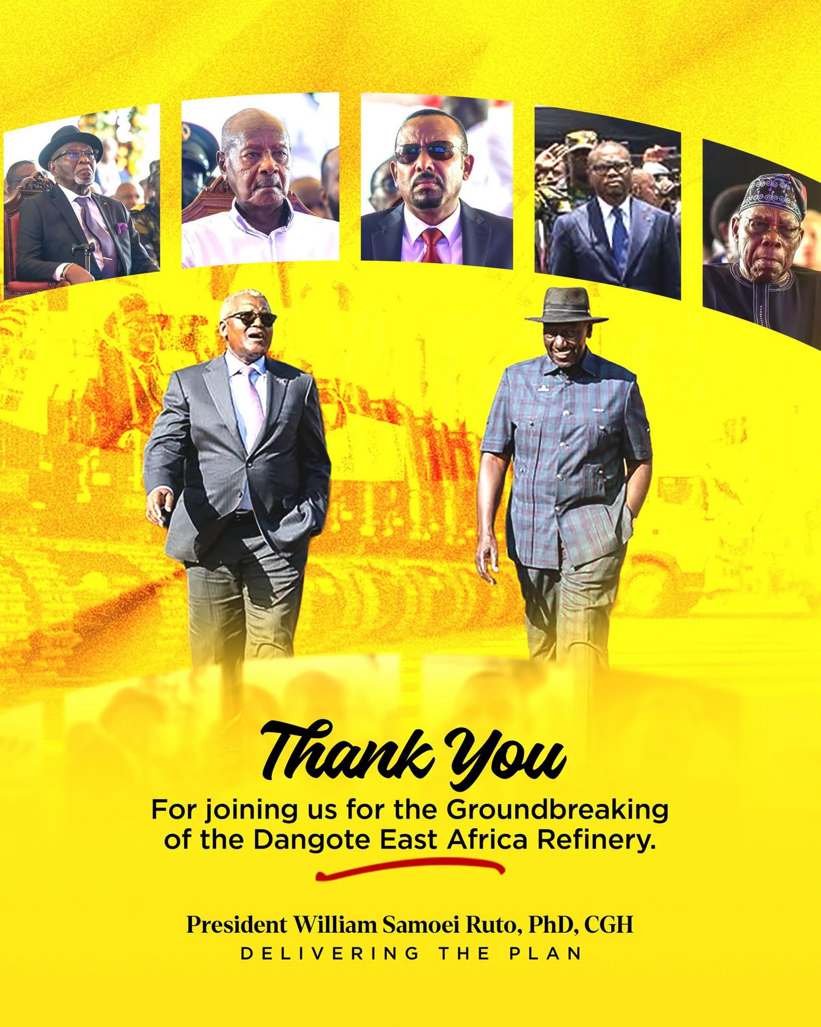 Dangote East Africa Petroleum Refinery launch 1