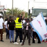During the show flagging off in Nairobi