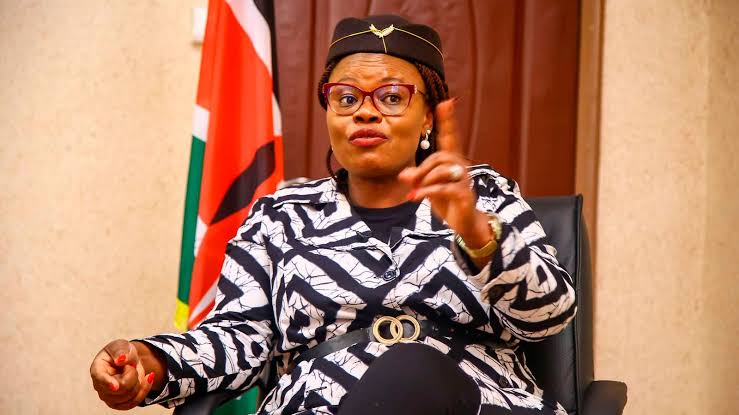 Githunguri MP Gathoni Wamuchomba.