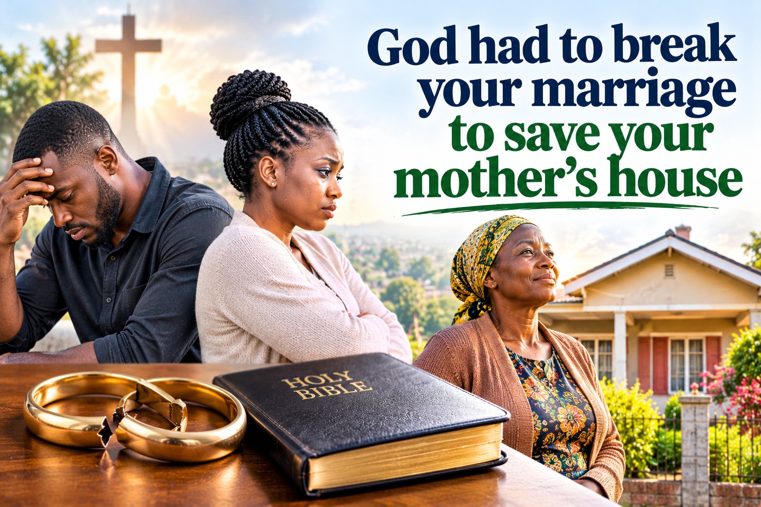 God had to break your marriage to save your mother's house