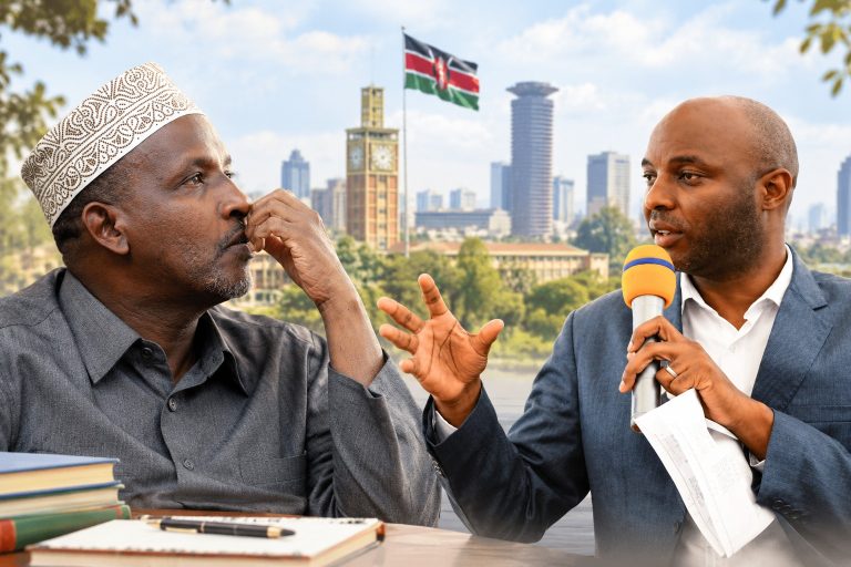 Health Cabinet Secretary Aden Duale and Governor Irungu Kang'ata