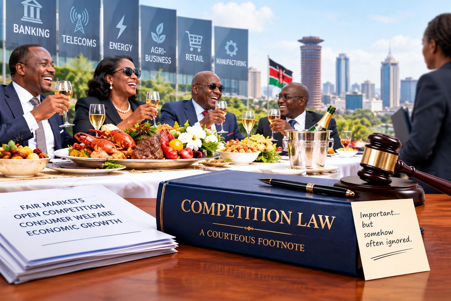 How Kenya's economic titans feast while competition law serves as courteous footnote