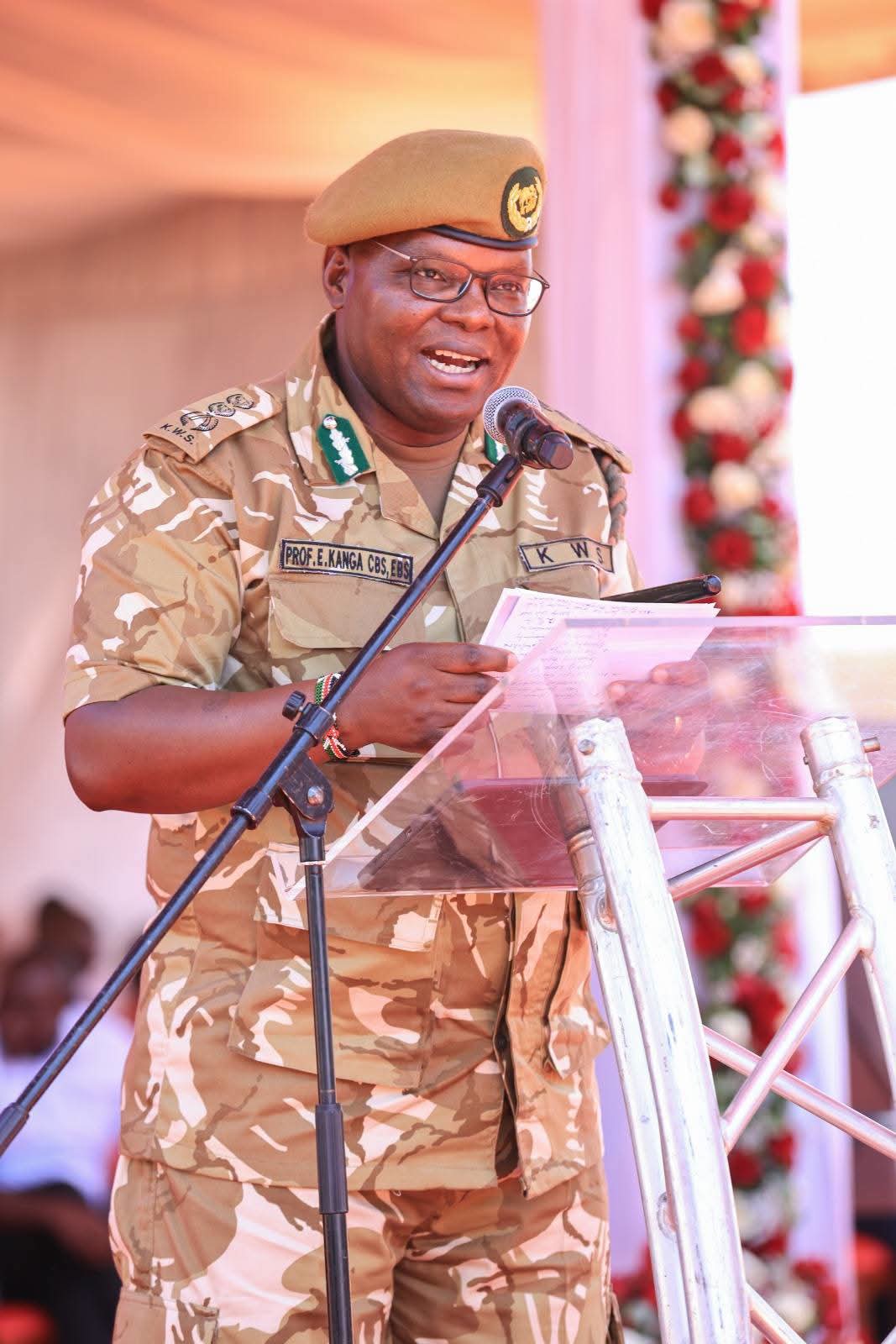 KWS Director General Erustus Kanga