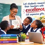 Let students reward their teachers with excellence, not expensive gifts