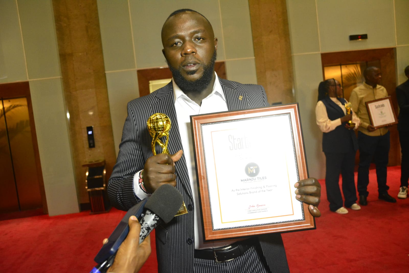 Martin Njunge Director of Marnju Tiles