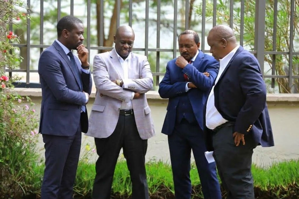 Nairobi Senator Edwin Sifuna, Former Deputy President Rigathi Gachagua, Wiper leader Kalonzo Musyoka, and former Interior Cabinet Secretary Fred Matiang'i