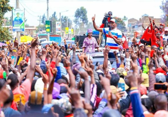 Ndindi Nyoro, Fred Matiang'i Martha Karua — the latest being a rally in Njoro, Nakuru County