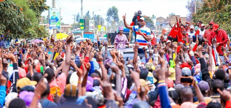 Ndindi Nyoro, Fred Matiang'i Martha Karua — the latest being a rally in Njoro, Nakuru County