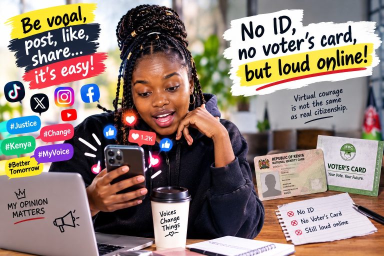 No ID, no voter's card, but loud online