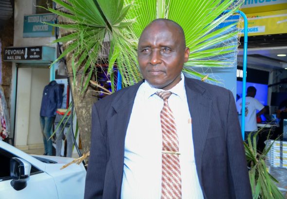 North Imenti businessman and resident Paul Thuranira Addresses the press